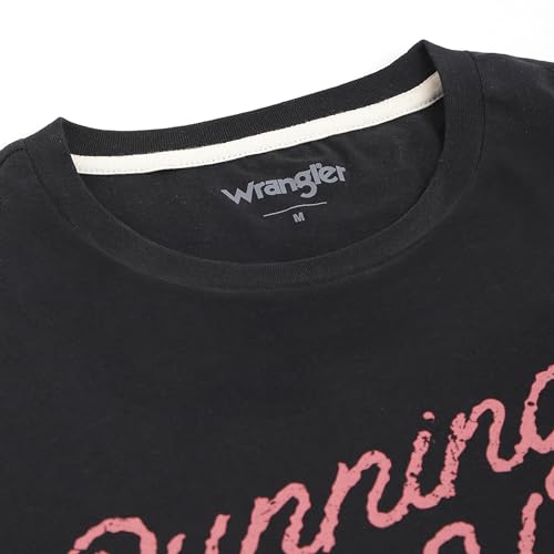 Wrangler Men's Solid Regular Fit Shirt (WMTS007375_Black