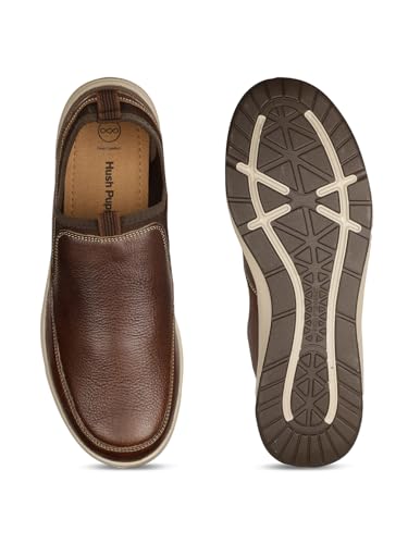 Hush Puppies Men Casual Slip on Shoes - DARK BROWN 10 (UK) (8554108)
