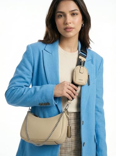 Ceres Cross-Body Sling Bag For Girls/Women | Leather Crossbody Bag With Detachable Shoulder Strap | Ladies Purse Handbag,
