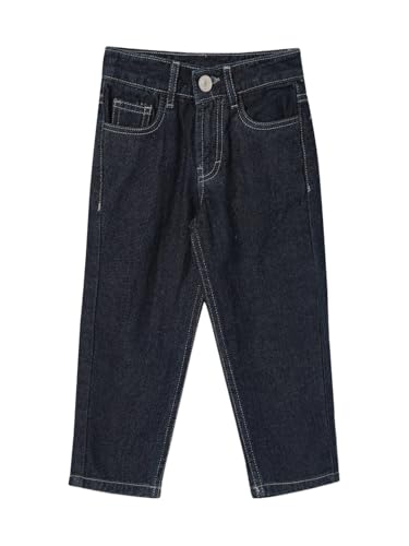 Max Girl's Regular Jeans (S125CBD01_Dark Blue