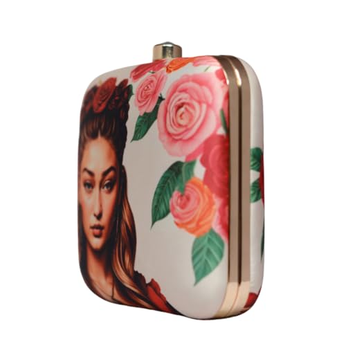 Artklim Gigi Hadid Printed Clutch