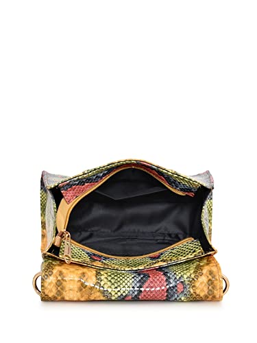 Sakwoods Women Pu Croco Finish Sling Bag (Multicolor)