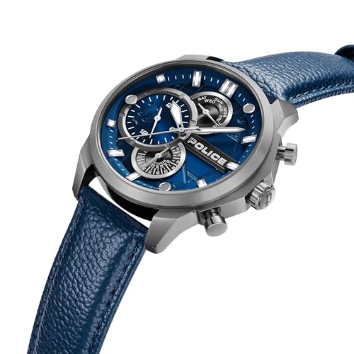 Police Analog Blue Dial Men's Watch-PLPEWGF0039202
