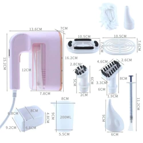 Mann Mart Powerful Handheld Garment Steamer: Wrinkle Removal & Mite Killer for Effortless Fabric Care