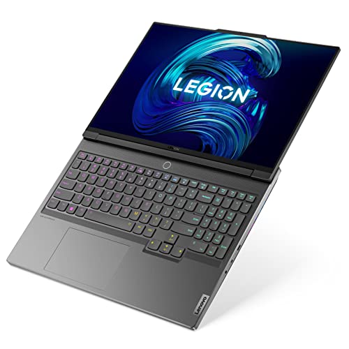 Lenovo Legion 7 Intel Core i9-12900HX 16" (40.64cm) QHD IPS 165Hz 500Nits Gaming Laptop (32GB/1TB SSD/Win 11/Office 2021/NVIDIA RTX 3080Ti 16GB/Alexa/3 Month Game Pass/Storm Grey/2.53Kg), 82TD009KIN