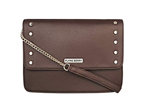 FLYING BERRY Women's Sling Bag (BROWN)