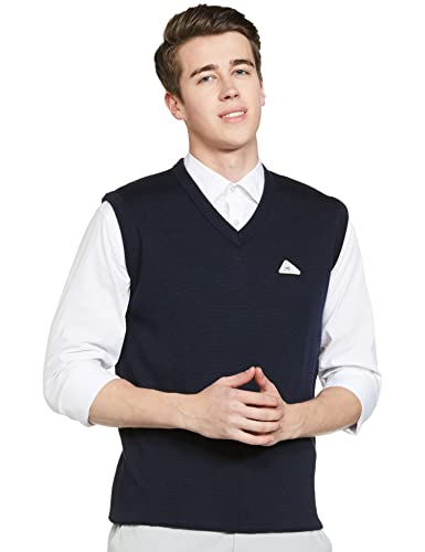Monte Carlo V Neck Sweater for Men Dark Blue