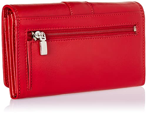 Calfnero Red-Multi Women's Wallet (MK-57-Red-Multi)