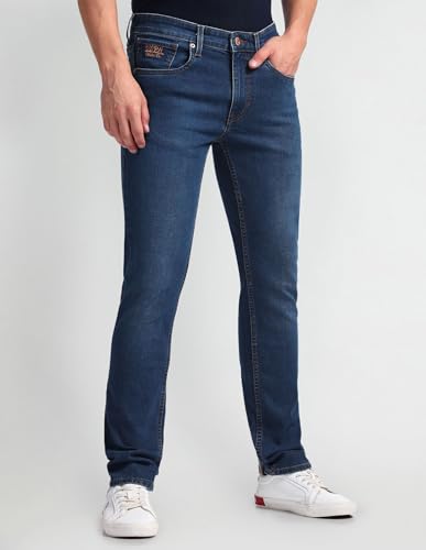 U.S. POLO ASSN. Men's Skinny Jeans (UDJENO1628_Blue