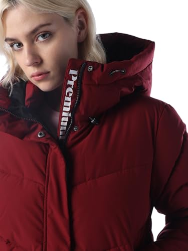 ONLY Women's A-Line Coat (15352037- Cabernet