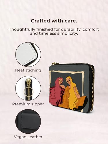Kalankit Rakhi Gifts for Sister | Rakshabandhan Gifts for Sister, Wallet for Woman | Compact Pocket Small Purse for Women, Mini Bi-Fold Card Holder, Women's Wallet | Cute Money Purse for Girls