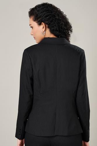 Annabelle by Pantaloons Women's Classic Regular Blazer Black