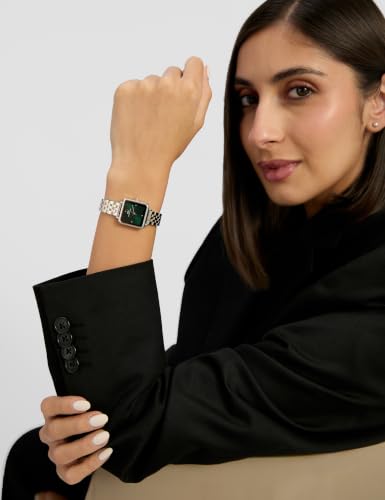 Daniel Wellington Square 23mm Green Dial Analog Women Watch - DW0DL1602