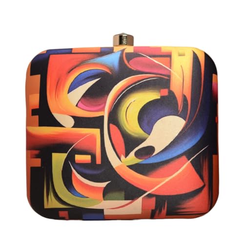 Artklim Modern Art Printed Clutch