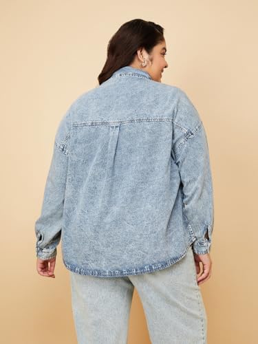 Max Women's Regular Fit Shirt (APPI2D_Light Blue