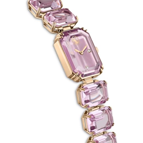 Swarovski Watch, Octagon Cut Bracelet, Pink, Rose Gold-Tone Finish
