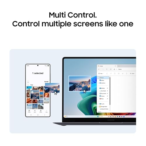 Samsung Galaxy Book6 Pro (Gray, 16GB RAM, 1TB SSD) | Intel Core Ultra 7 (Series 3) | 14" WQXGA+ Dynamic AMOLED 2X | 30Hrs Battery Life | 120 Hz Refresh Rate | Dolby Atmos Stereo Speakers | AI PC
