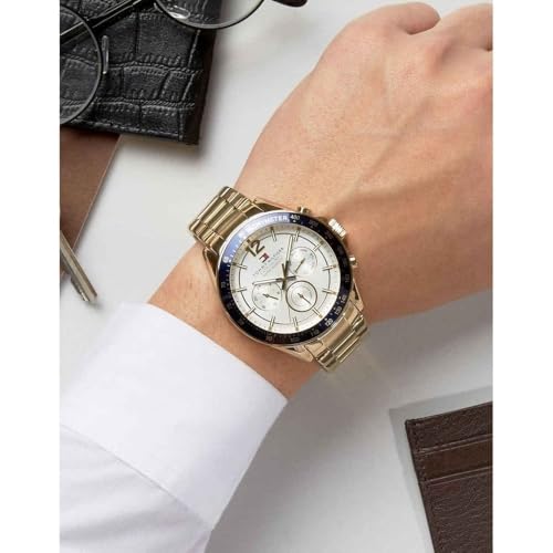 Tommy Hilfiger Luke Gold-Tone Men's Multi-Function Watch 1791121