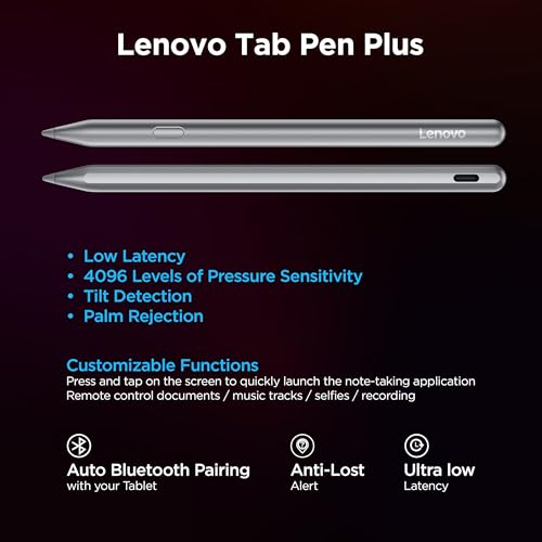 Lenovo Idea Tab Pro Gen 2 with Pen Plus {Smartchoice} 13" Display, 3.5K Resolution, 144Hz Refresh | 8GB, 256GB | Snapdragon 8s Gen 4 | 10200mAh, 4 JBL Speakers, USB 3.0 with DP-Out, Wi-Fi 7, Luna Grey