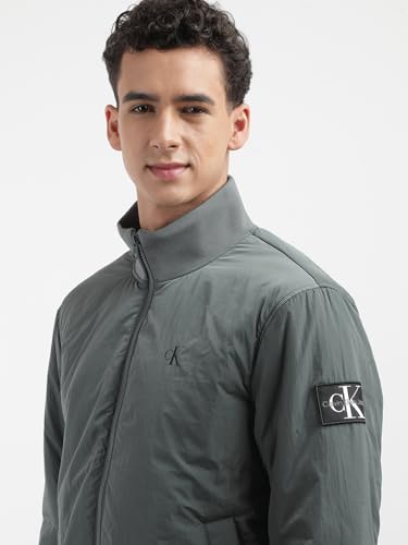Calvin Klein Mens Grey Color Jacket (S)