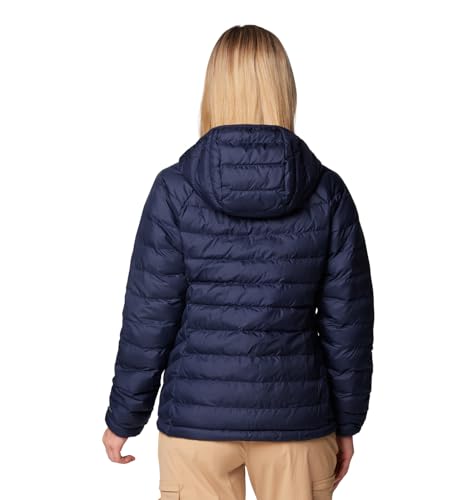 Columbia Womens Powder Lite II Hooded Jacket, Collegiate Navy, M