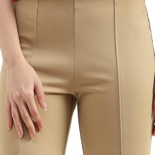 United Colors of Benetton Solid Trousers (Size: 26) - 26P3PT1E9001IDI5 Beige