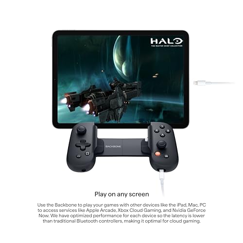 Backbone One Mobile Gaming Controller for iPhone (Lightning) - 2nd Gen - Turn Your iPhone into a Gaming Console - Play Xbox, PlayStation, PC, & App Games (3 Months Apple Arcade Included)
