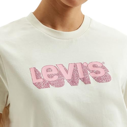 Levis Women's Printed Regular Fit T-Shirt, 1037, XS