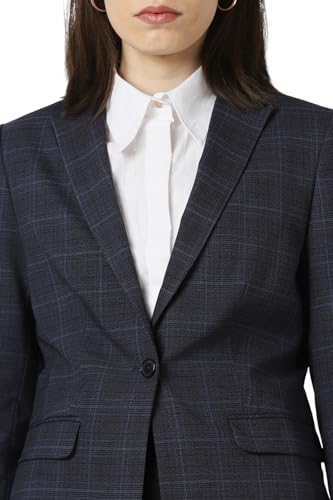 Van Heusen Women's Blazer (VWBZFRGPO80641_Navy