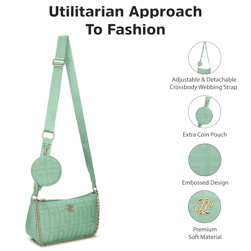 Lavie Signature Women's Quilt Pagan Crossbody Sling Bag | Ladies Purse Handbag | Gift For Women