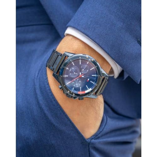 Tommy Hilfiger Mason Blue Steel Men's Multi-Function Watch 1791789