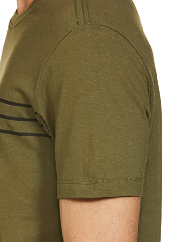 U.S. POLO ASSN. Mens Half Sleeve Round Neck T Shirts (USTSHS1369_Green_L)