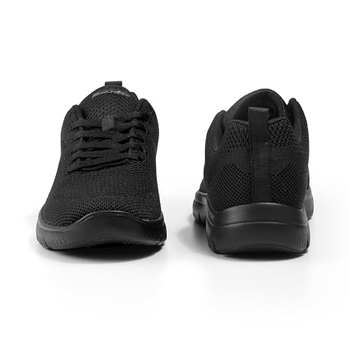 Skechers Mens Summits - Brisbane Black Sneaker - 9 UK (10 US) (232057ID-BBK)