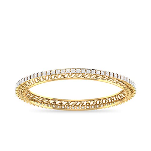 PC Jeweller 14k (585) Yellow Gold and Solitaire Bangle for Women