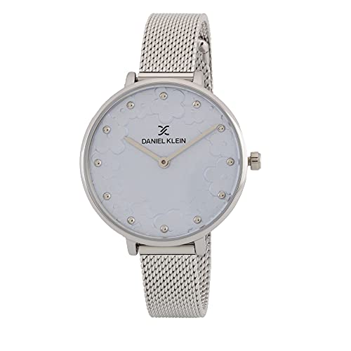 Daniel Klein Metal Analog Blue Dial Women's Watch-DK.1.12777-2