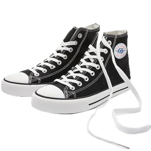 TrenDuty Long High Ankle Shoes Sneakers Black uk7 Shoes