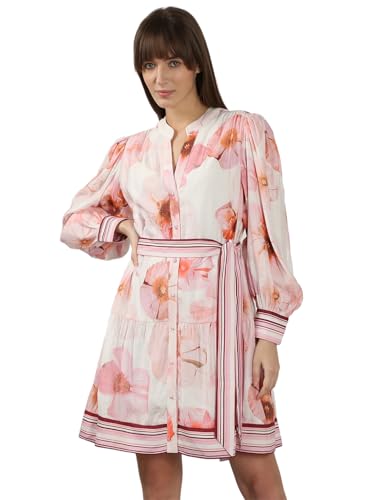 VERO MODA Women's Fit and Flare White Dress