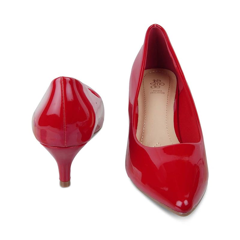 tresmode 239-JERSE RED Women Pumps EU/39 UK/6