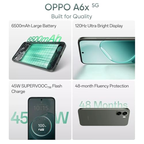 OPPO A6X 5G Smartphone 4GB+128GB Green