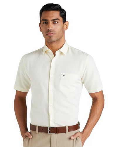 Allen Solly Mens Shirt Yellow