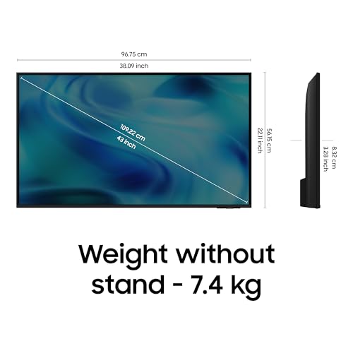 Samsung 43 inch (108cm) Crystal UHD 4K Vision AI 2026 Smart TV | 30W Speakers | 4K Upscaling | HDR10+ | 150+ Channels | 7 Years OS Upgrade | UA43UE86AHULXL