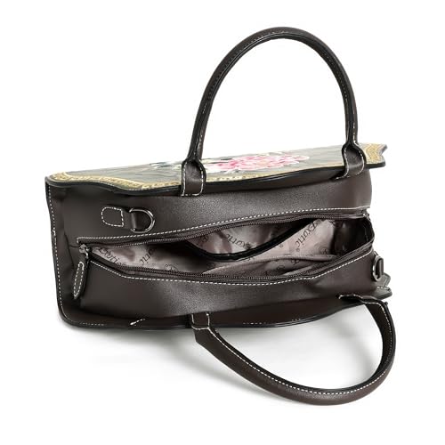 EXOTIC Premium® Retro Elegance Vintage Embroidery Sling Bag Women (GREEN)