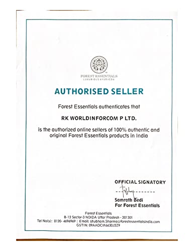 Forest Essentials Nayantara Clear Lash & Brow Growth Serum | Improves Lash & Brow Length & Boosts Hair Growth | Natural Formula Infused with Ayurvedic Nourishing Oils and Vitamin E