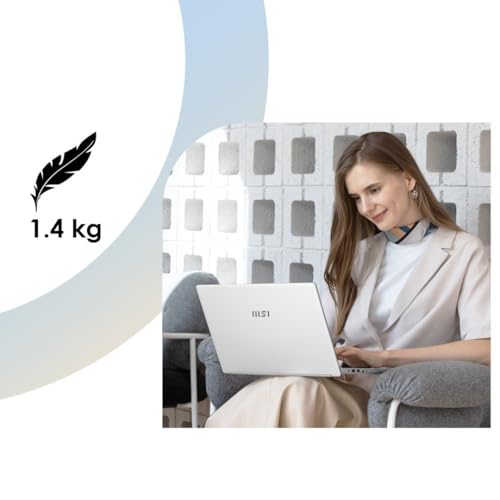 MSI Modern 14, AMD 7th Gen. Ryzen 7 7730U, 36CM FHD 60Hz Bussiness Laptop (16GB/512GB NVMe SSD/Windows 11 Home/MSO 24 + M365/AMD Radeon Graphics, Urban Silver/1.4Kg) C7M-101IN
