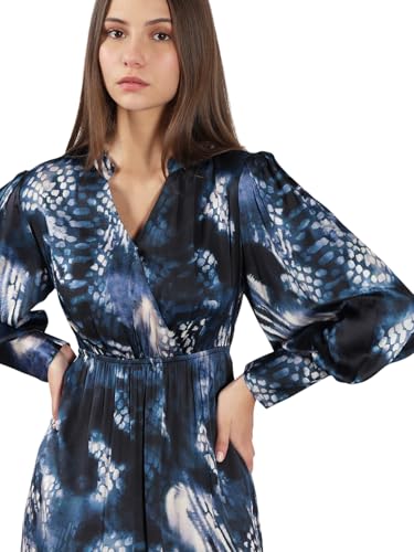 VERO MODA Women Fit and Flare Navy Dress