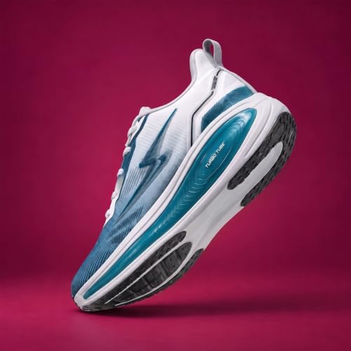 WALKAROO Men's Lace-up Sports Shoes - ONG97013 Teal Blue