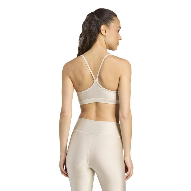 adidas Womens Bra | AERO LS Bra | Beige | Size-XS |