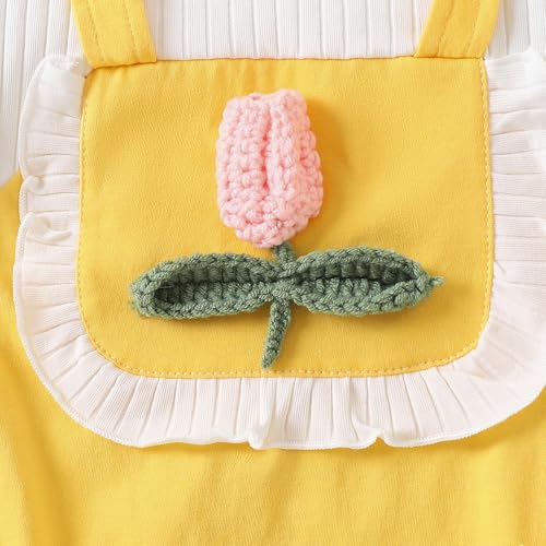 Hopscotch Floral Applique Onesie (12-18 Months)