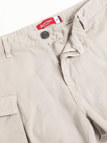 BENE KLEED Shorts for Women|Women Silver Grey High Rise Solid Cargo Shorts | 100% Cotton Trendy and Comfortable