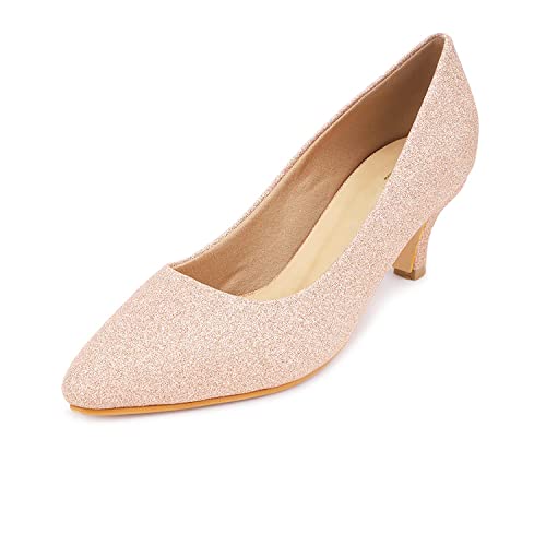 Marc Loire Women's Rose Gold Pumps - 3 UK